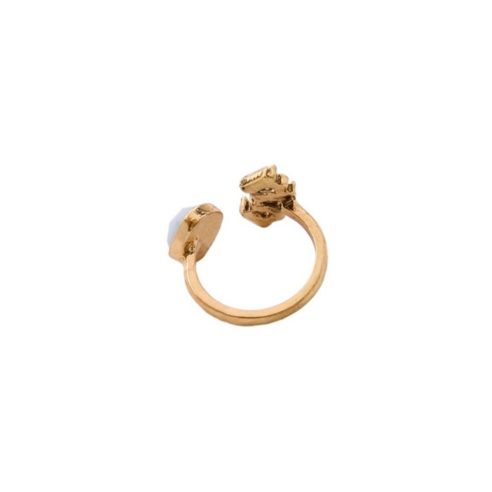 Stone crystal statement ring - Picture 3 of 4